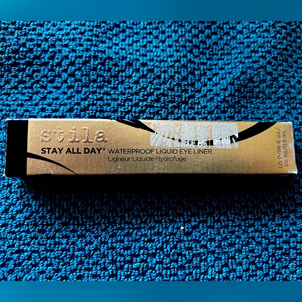 New Unused Stila Stay All Day Waterproof Liquid Liner (Intense Black)
